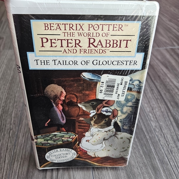 NIB Beatrix Potter Peter Rabbit and Friends The Tailor of Gloucester VHS - Picture 1 of 3